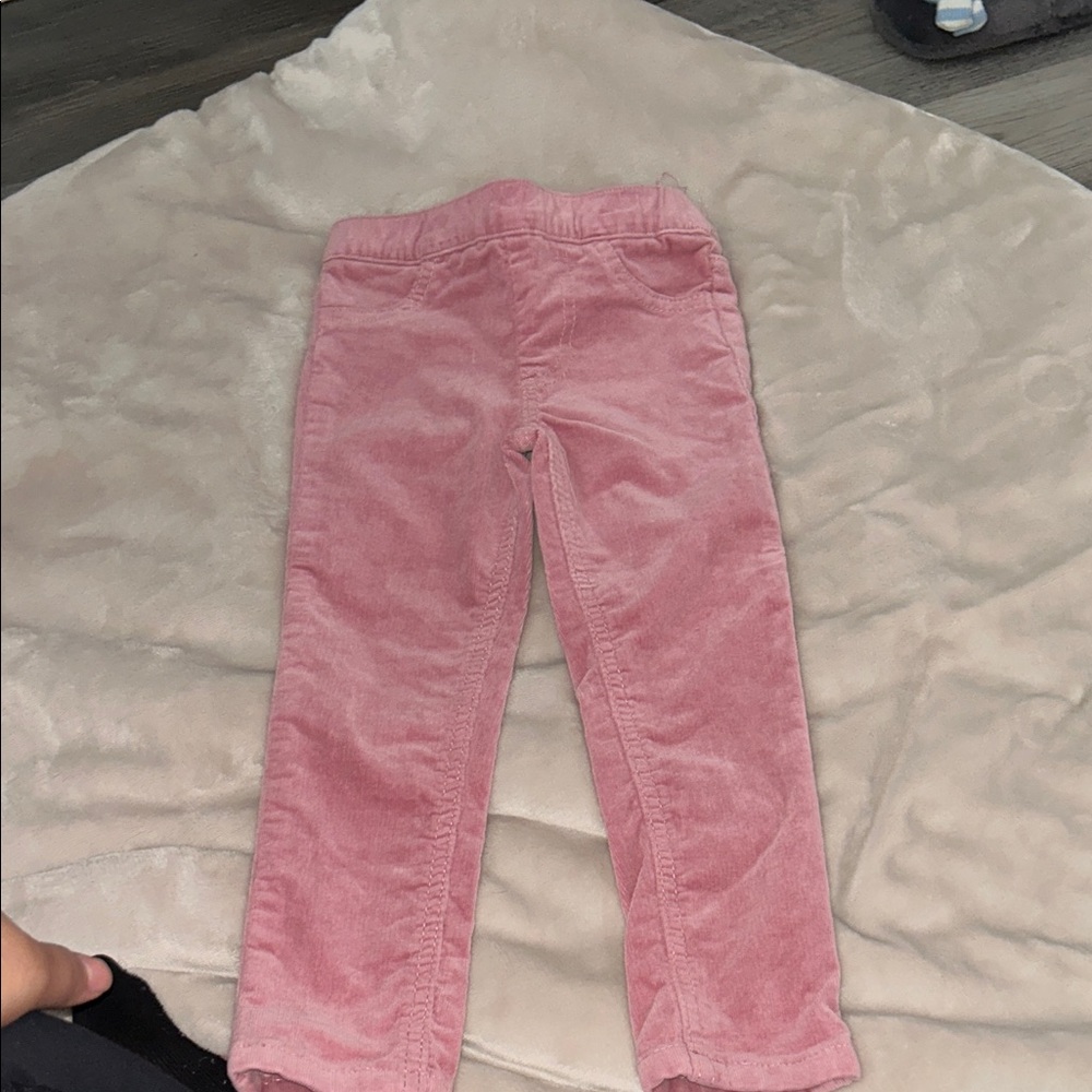 Pink Kids Corduroy Pants